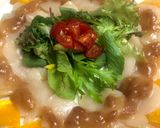 ホタテの梅肉とはちみつのカルパッチョ作り方4写真