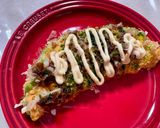 たまごとキャベツで！レンチンベジお好み焼き作り方5写真