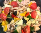 煮込み15分♪鶏肉と夏野菜のカチャトーラ作り方5写真