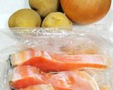 道産子の味?☆ほっこり鮭じゃが♪石狩鍋風作り方1写真