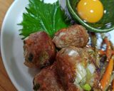 生姜たっぷり梅と大葉のさっぱりつくね作り方6写真