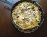 鯖水煮缶のヘルシーお好み焼き作り方4写真