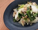 10分で完成！白菜のうま塩糀炒め！作り方3写真