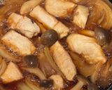 つゆだく親子丼の具作り方2写真