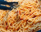濃厚ツナトマトクリームパスタ作り方8写真