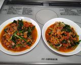 牛ミンチと野菜のトマト煮込みスパゲッティ作り方8写真