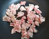 節約簡単夕飯昼食！白菜厚揚げ小松菜豚ばら肉中華煮作り方7写真