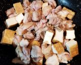 鳥肉と厚揚げの炒め物作り方4写真