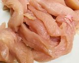 米粉の揚げ焼き●鶏肉スティック作り方1写真