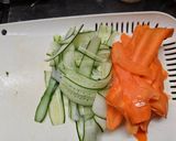 豚しゃぶ＆鶏ササミの彩り野菜コクピリ辛味噌ダレ作り方7写真