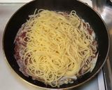 コンビーフとキャベツのパスタ作り方8写真