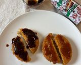 超ズボラ〜コロッケだけのスリットサンド作り方3写真