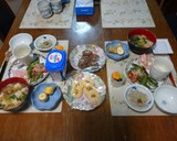 絹厚揚げと薩摩芋と舞茸の味噌汁作り方20写真