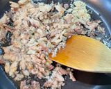 オイルサーディンの牛乳クリームパスタ作り方3写真