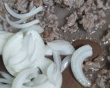 挽き肉のカボチャクリームパスタ*グラタン作り方3写真