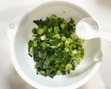 出汁入り味噌で、小松菜の味噌炊き込みご飯作り方7写真