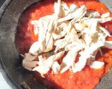 鶏むね肉のトマトバジル丼作り方4写真