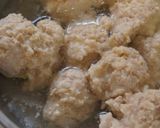 鶏だんごと高野豆腐の煮物作り方3写真