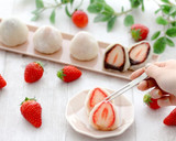 レンジで簡単！白玉粉と甘酒のいちご大福作り方7写真
