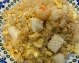 冷やご飯で作る海鮮チャーハン作り方6写真