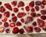 イチゴ🍓のミルク寒天 練乳がけ作り方3写真
