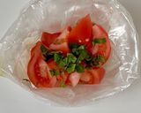 トマトとモッツァレラチーズの冷製パスタ作り方13写真