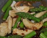 アスパラとイカの焦がしバター炒め【食遺産作り方9写真