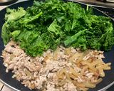 ケールと挽き肉のザーサイ炒め作り方4写真