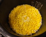 簡単！ガリバタ醤油のとうもろこしご飯作り方3写真