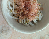 とっても簡単★もやしのおかかめんつゆ和え作り方1写真