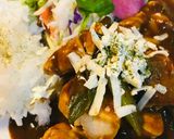 レトルト●鶏肉＆長ネギの出汁チーズカレー作り方4写真