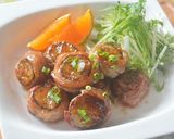 豚バラ肉の丸ごとナス巻き かば焼き風♪作り方6写真