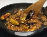 夏に食べたい旨辛ナスの坦々豆乳そうめん作り方9写真