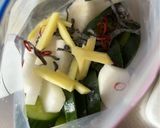 きゅうりと大根の浅漬けっぽいの　みんと風作り方1写真
