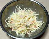 千切り大根とハムサラダのお好み焼き作り方2写真