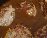 カレー風味煮込みハンバーグ作り方10写真