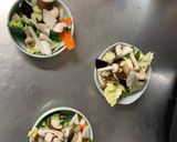 肉無チクワ洋風梅照りクリーム味野菜炒作り方11写真