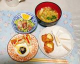 ハムと天かすと玉ねぎのみそ汁作り方8写真
