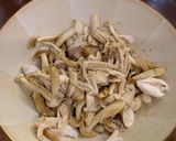 水菜とささ身とブナピーのヘルシーサラダ作り方7写真