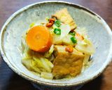 厚揚げと白菜と人参の煮物　クコの実入り作り方10写真