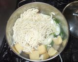 味噌煮込みうどん♪簡単鶏肉長ネギ作り方6写真