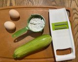 ズッキーニの卵焼き作り方1写真