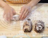 ＨBで生地作り♪チョコナッツフランスパン作り方16写真