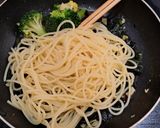 めんつゆバター☆わかめのパスタ作り方8写真