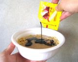 焼そばUFO餅で作った雑煮あんかけUFO作り方3写真