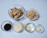 大豆ミートと切干大根の煮物（ビーガン）作り方1写真