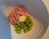 枝豆とハムのポケットトーストサンド作り方1写真