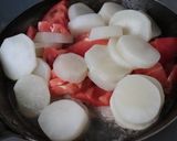 夏煮物★豚肉トマト大根煮物(煮物スープ)作り方5写真