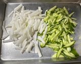 はちみつ梅の冷やしそば作り方1写真