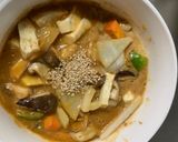 肉無豆腐簡単赤味噌キムチ味野菜炒め作り方18写真